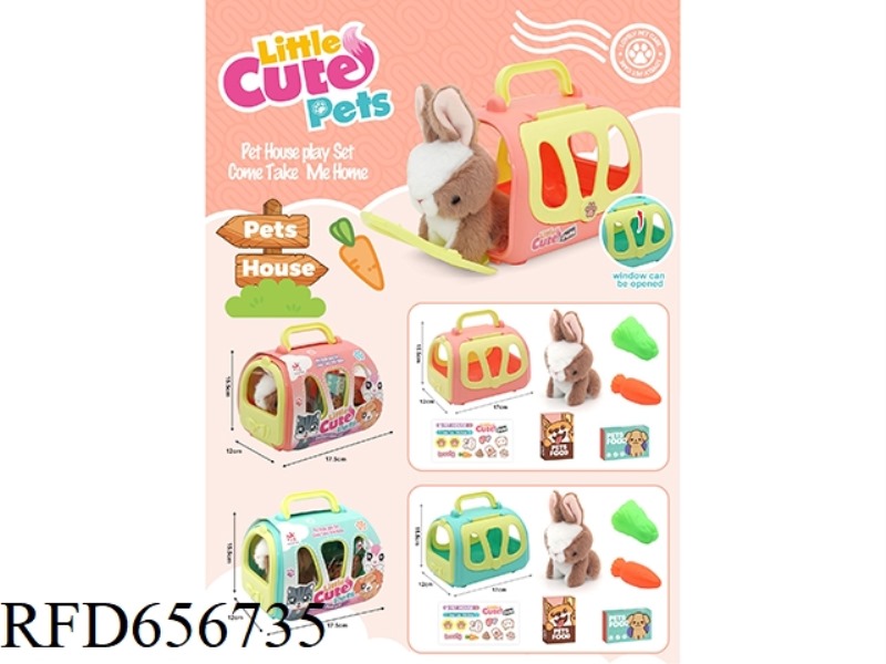 PET CARRIER (STUFFED RABBIT)