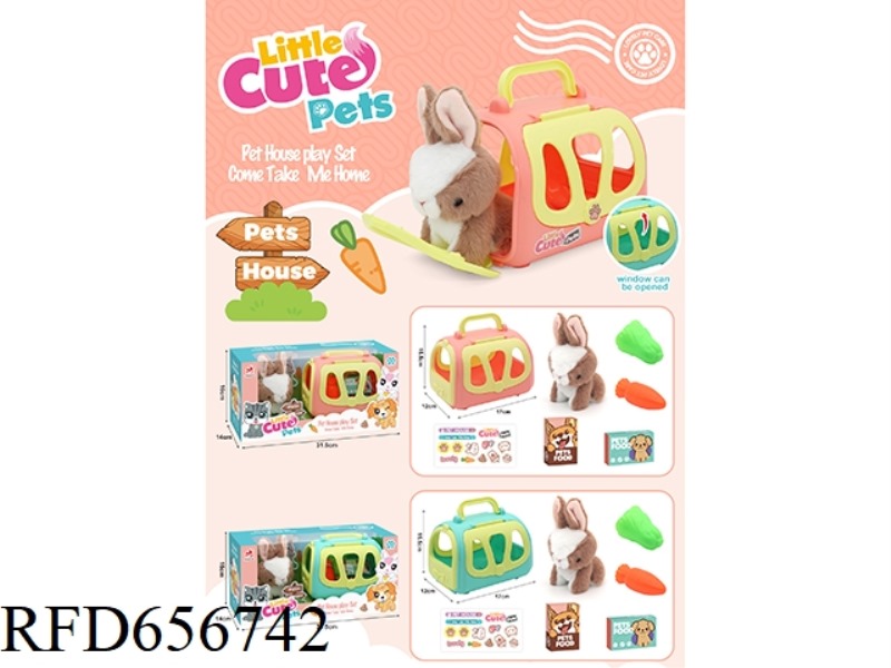 PET CARRIER (STUFFED RABBIT)