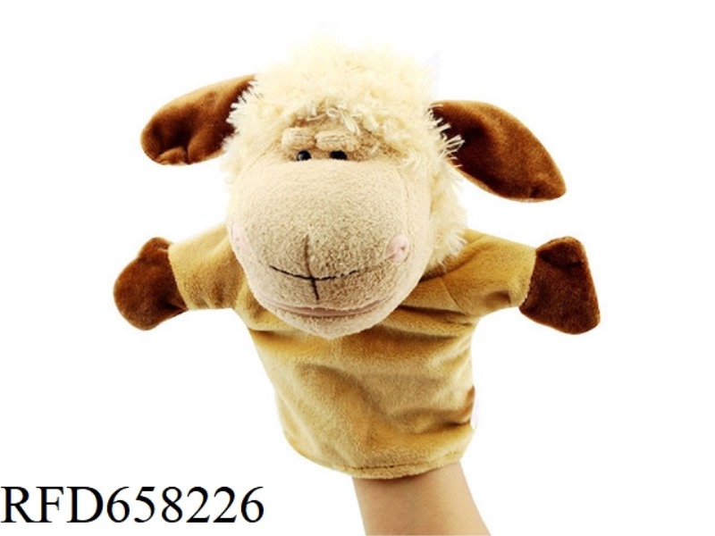 SHEEP CARTOON ANIMAL HAND PUPPET PLUSH DOLL