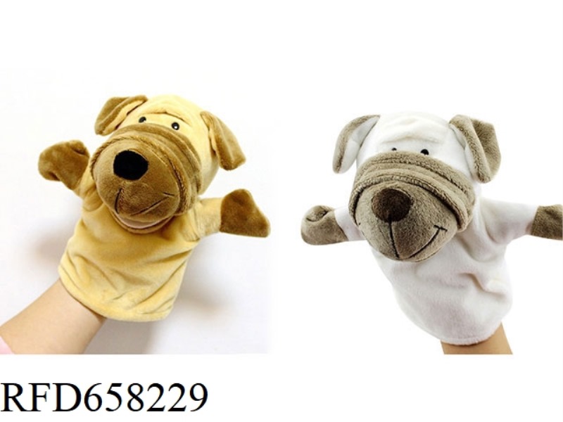SHAR PEI CARTOON ANIMAL HAND PUPPET PLUSH DOLL
