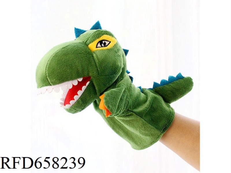 DINOSAUR CARTOON ANIMAL HAND PUPPET PLUSH DOLL