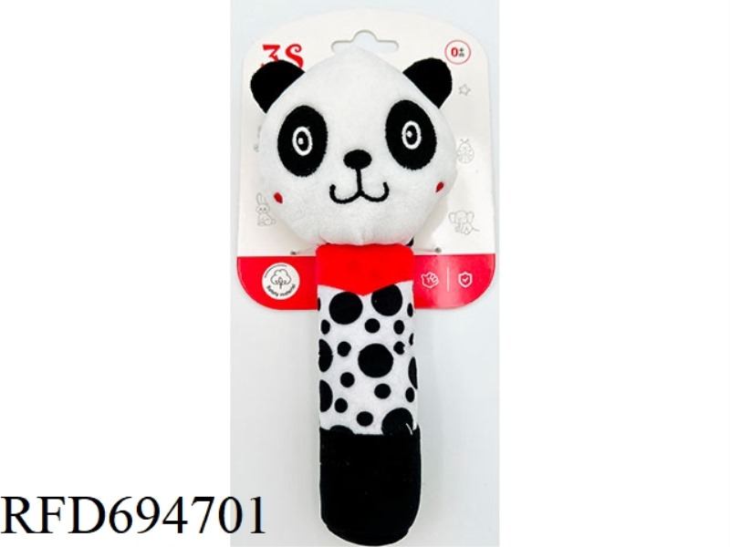 BLACK AND WHITE HAND-CRANKED STICK