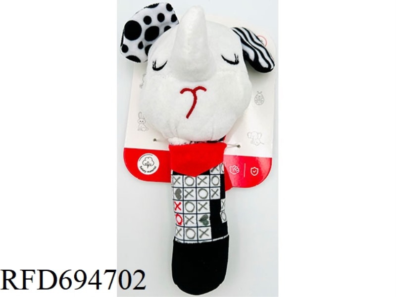 BLACK AND WHITE HAND-CRANKED STICK
