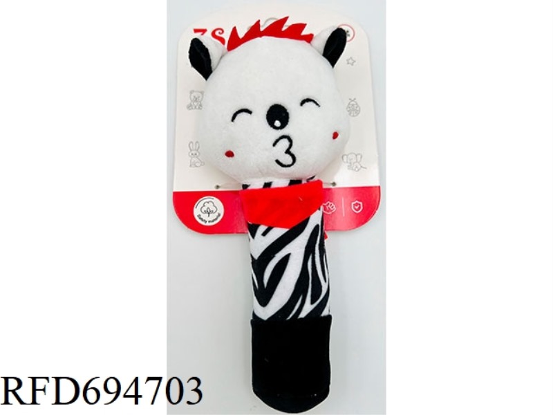BLACK AND WHITE HAND-CRANKED STICK