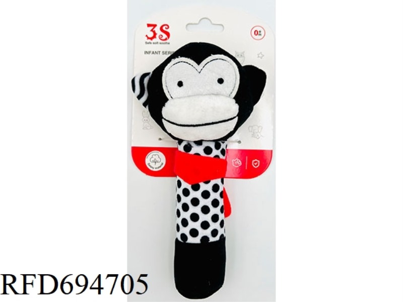 BLACK AND WHITE HAND-CRANKED STICK