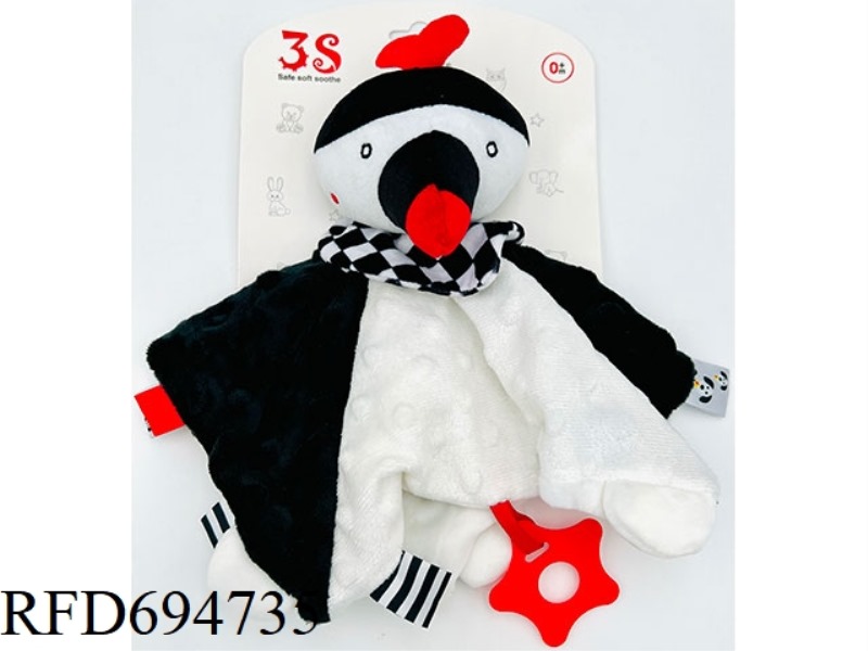 BLACK AND WHITE BUBBLE SOOTHING TOWEL