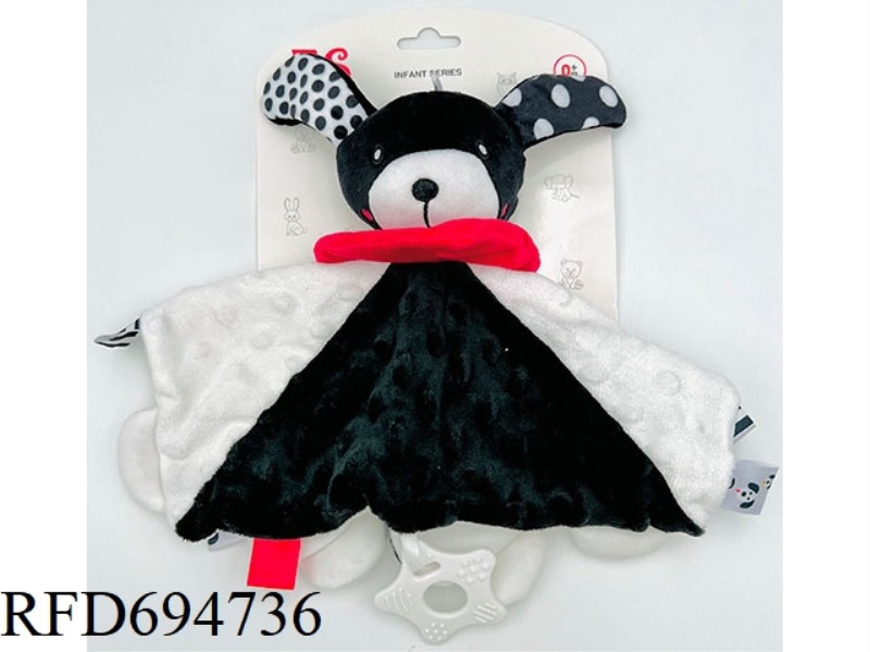 BLACK AND WHITE BUBBLE SOOTHING TOWEL
