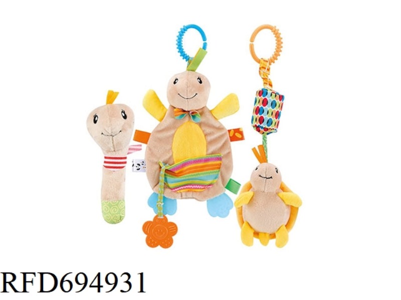 LITTLE TURTLE CLASSIC RATTLE SET