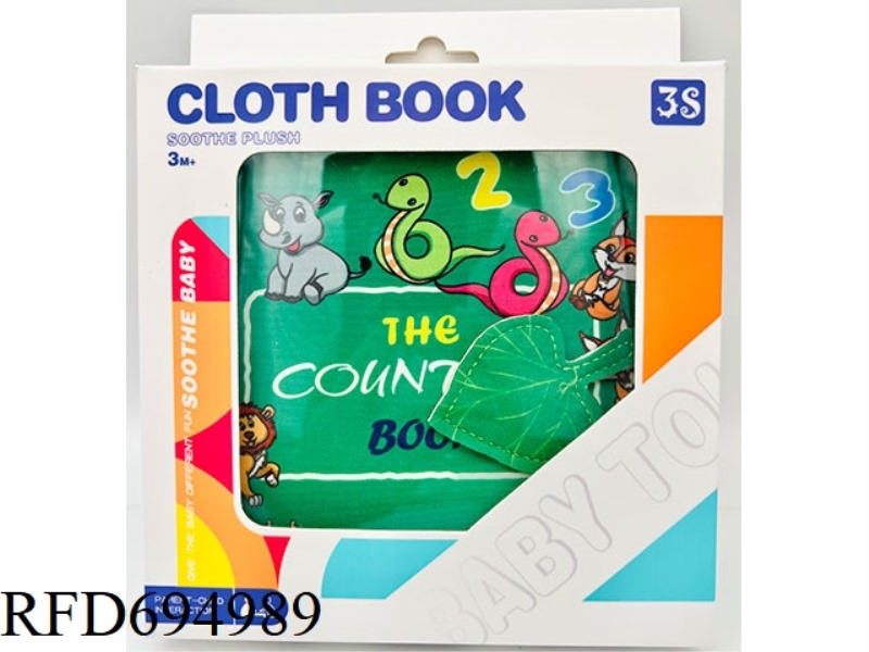 ANIMAL-THEMED MAGNETIC LABEL CLOTH BOOK