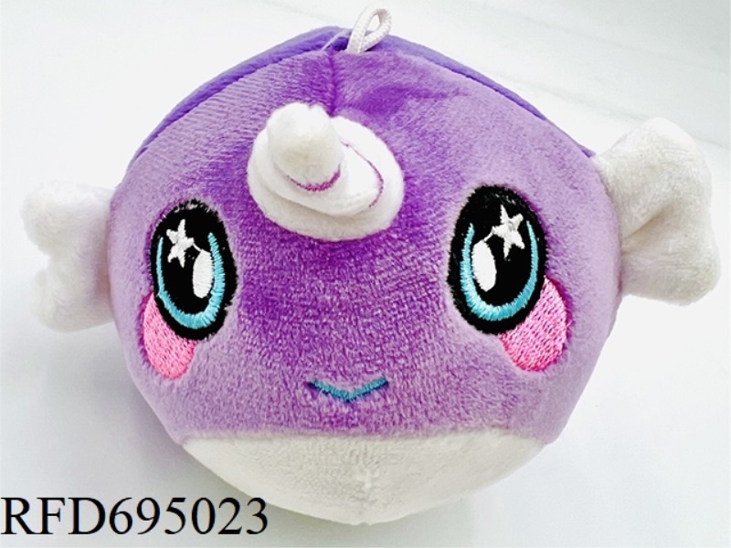 THE PUFFERFISH PLUSH SLOWLY BOUNCES BACK