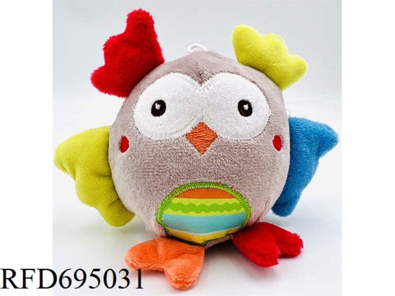 THE OWL PLUSH BOUNCES SLOWLY