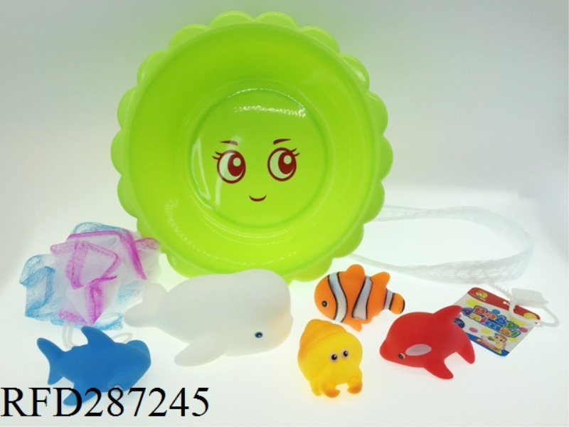 6PCS EVADE GLUE ANIMALS WITH FLOWER POT