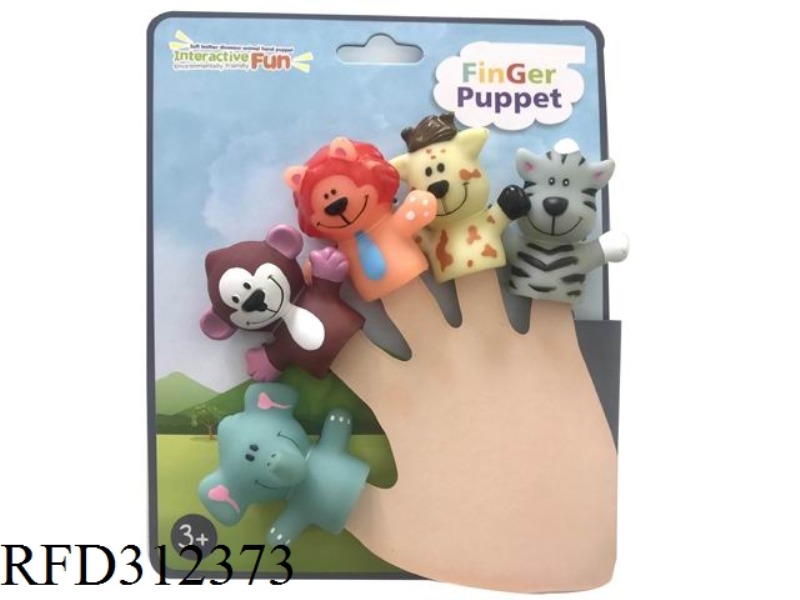 HEAD-AND-FINGER GLOVES FOR ANIMALS (MONKEY AND ELEPHANT)