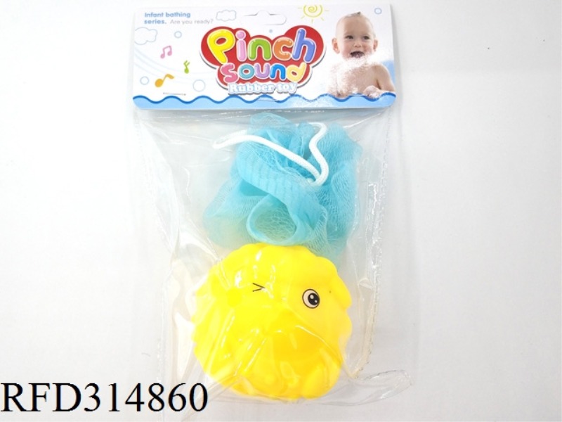 7.5CM SQUEEZING THE CALL ANIMAL VINYL BALLS (3 MIXED)