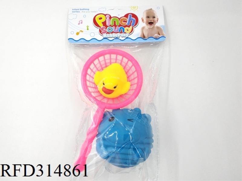 7.5CM SQUEEZING THE CALL ANIMAL VINYL BALLS (3 MIXED)