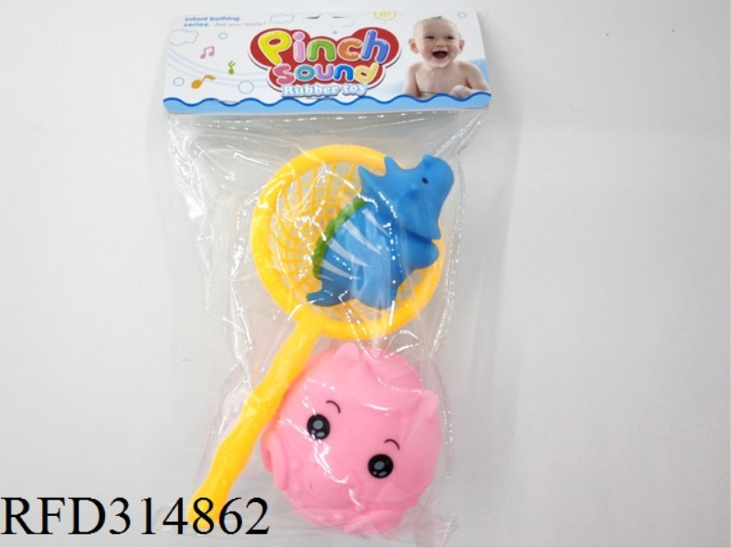 7.5CM SQUEEZING THE CALL ANIMAL VINYL BALLS (3 MIXED)