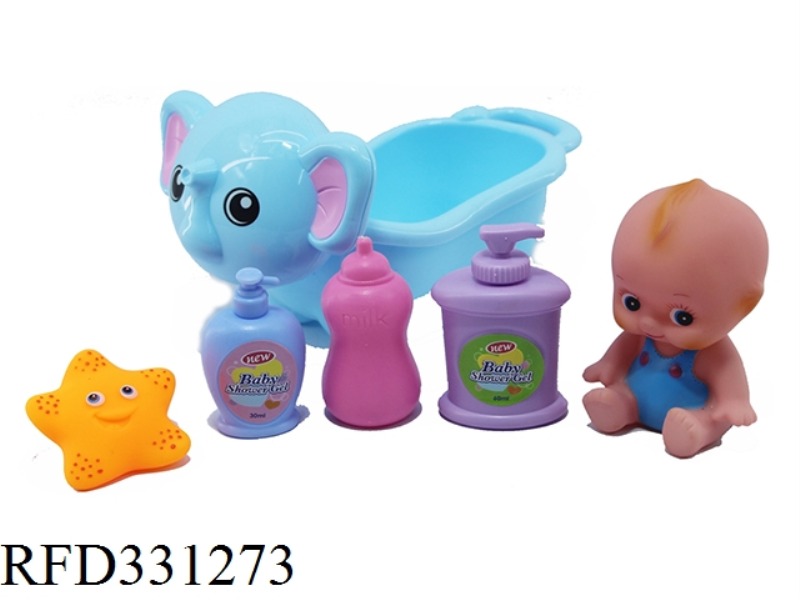 BATH WITH SLUSH ANIMAL
