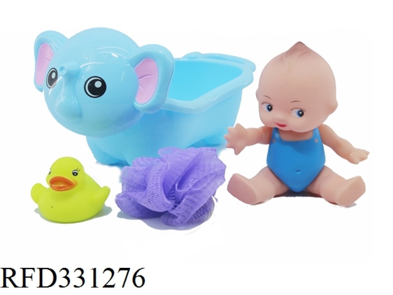 BATH WITH SLUSH ANIMAL