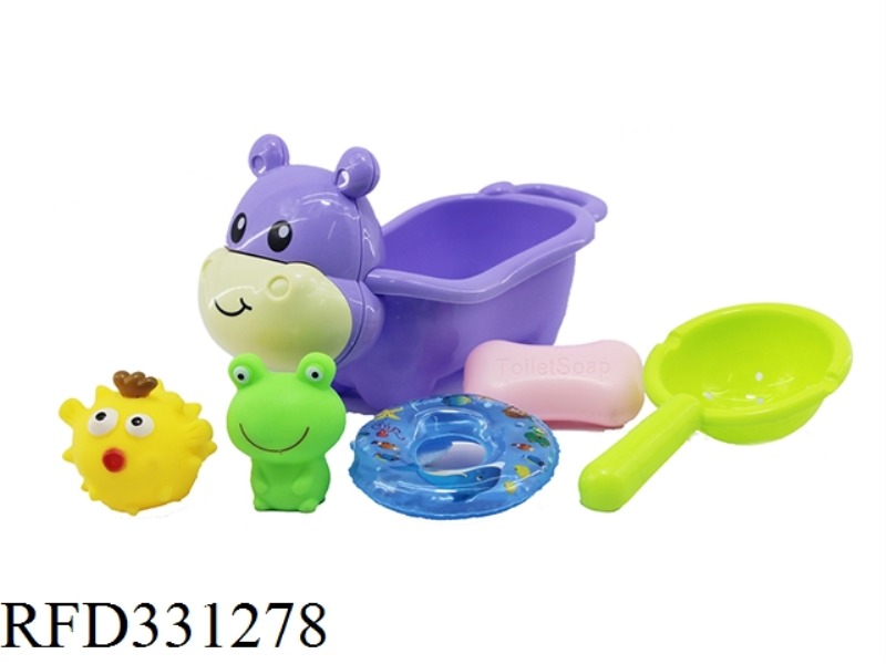 BATH WITH SLUSH ANIMAL