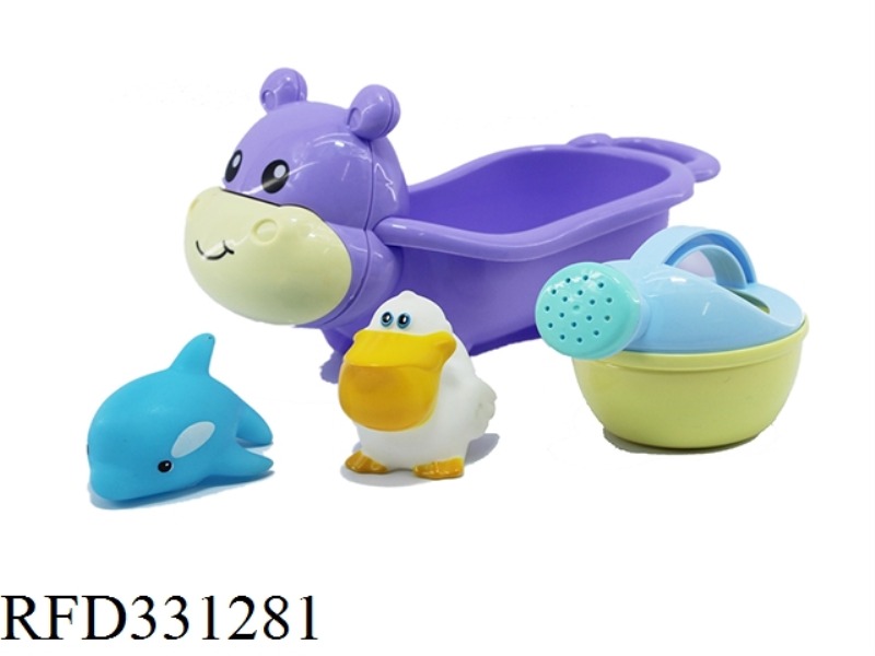 BATH WITH SLUSH ANIMAL