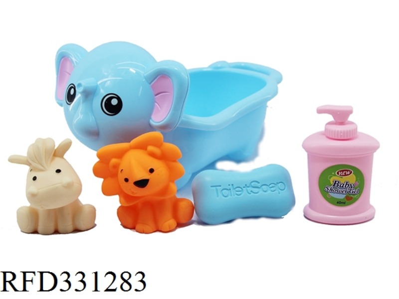 BATH WITH SLUSH ANIMAL