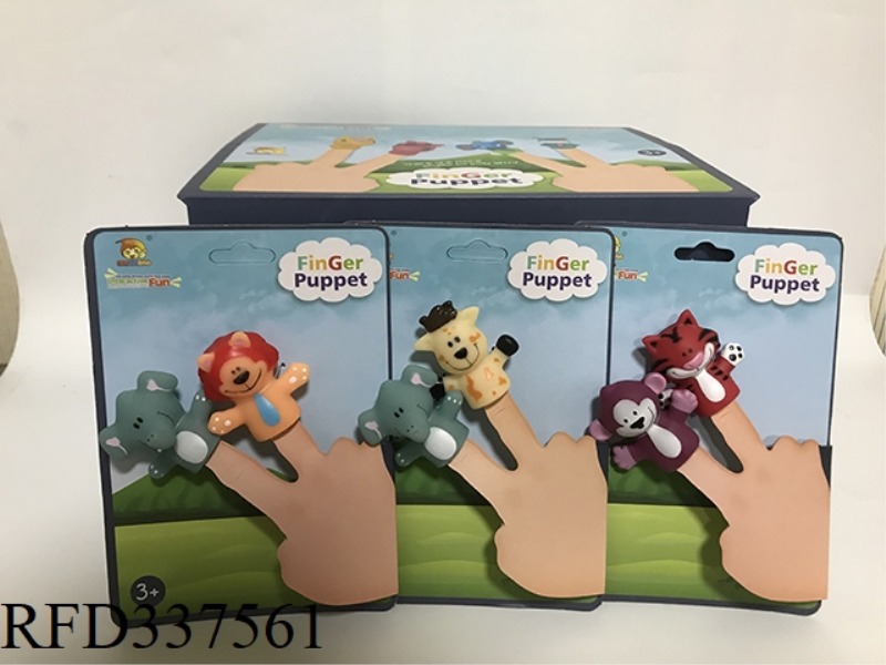 16PCS OF 2 ANIMAL FINGER SETS (3 MIXED SETS)