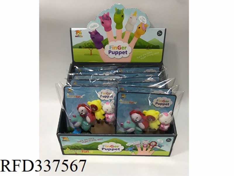 FIVE UNICORN FINGER SETS OF 12PCS