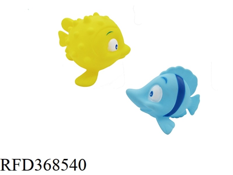 2 MARINE FISHES (VINYL BATH)