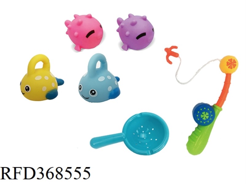 6-PIECE BATH TOY SET
