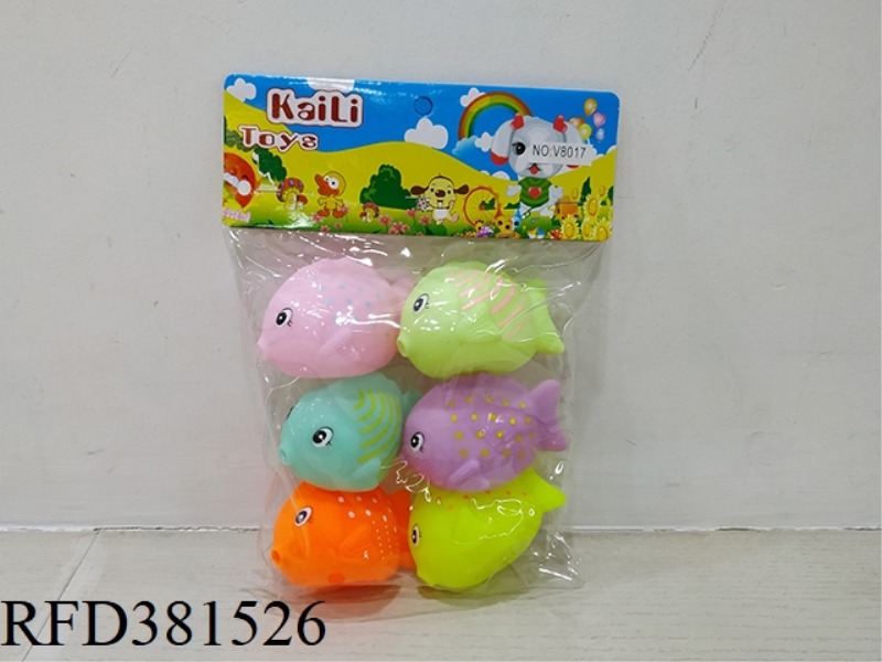 6 SLUSH-MOLDED FISH (ENVIRONMENTAL PROTECTION)
