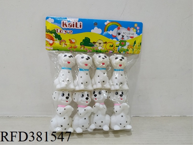 8 SLUSH-MOLDED DALMATIANS (ENVIRONMENTAL PROTECTION)