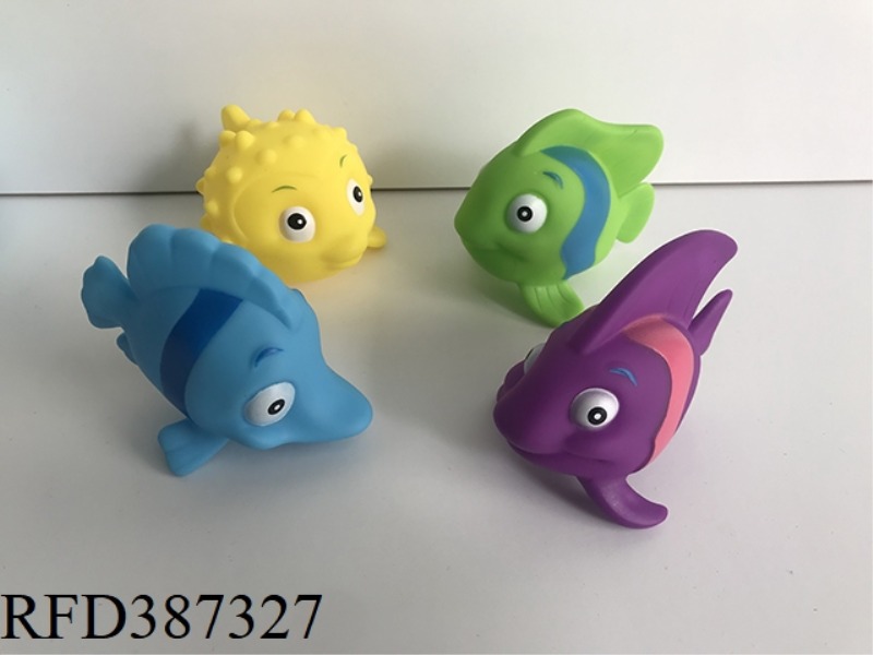 FOUR TYPES OF VINYL FISH