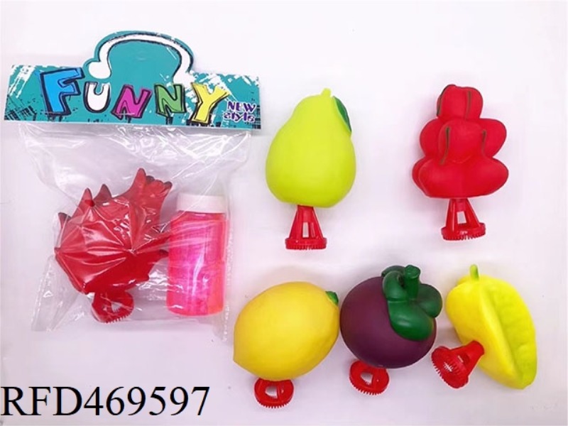 ENAMEL HAND BUBBLE MACHINE
ARTIFICIAL FRUIT