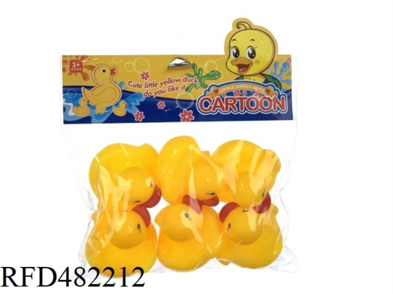 BATHROOM WATER ENAMEL SMALL YELLOW DUCK 6PCS MEDIUM YELLOW DUCK