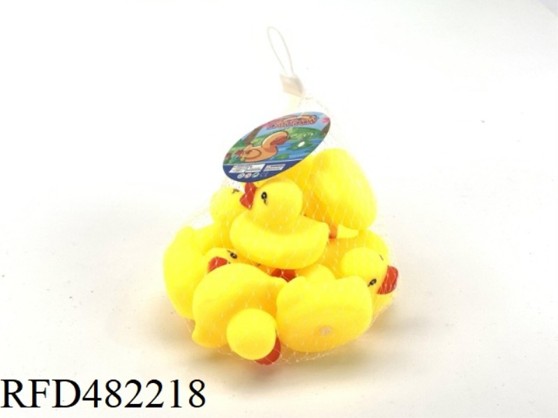 BATHROOM WATER ENAMEL 10 SMALL AND MEDIUM YELLOW DUCKS