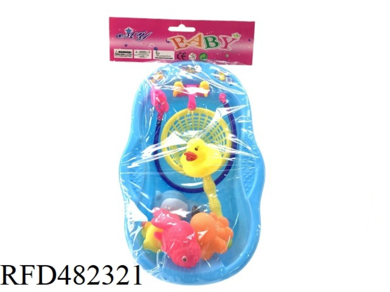 INDOOR SPLASH TUB WITH 5 ANIMALS