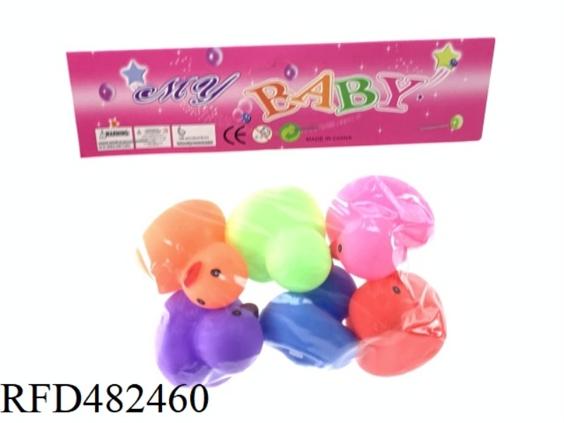 BATHROOM WATER ENAMEL HONG KONG DUCK SIX COLORS 6PCS