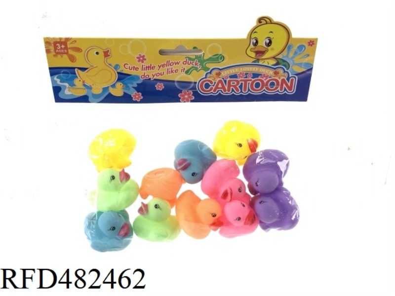BATHROOM WATER ENAMEL DUCK 6 COLORS 12 PACK