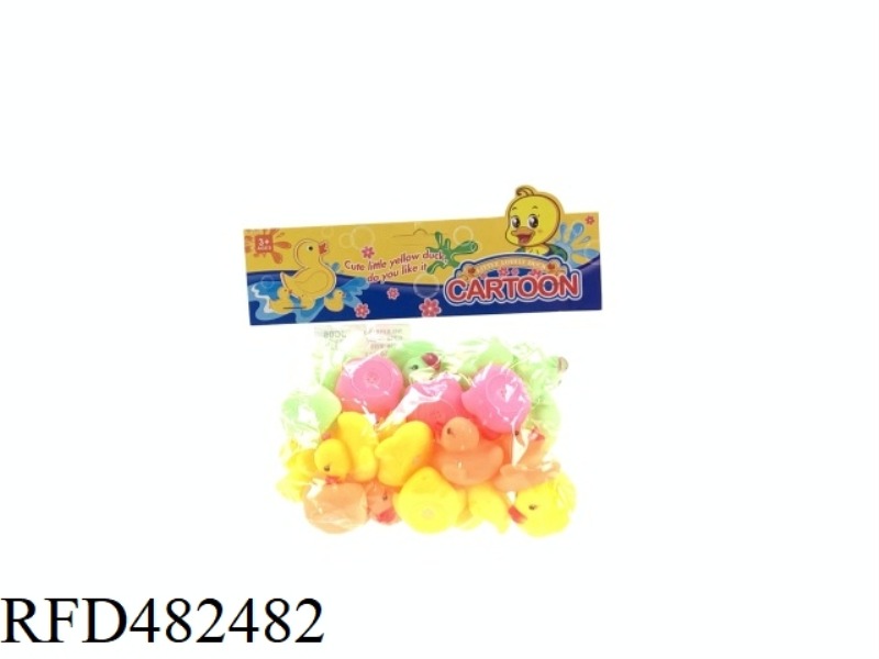 BATHROOM WATER ENAMEL DUCK MINI DUCK 4 COLORS PACK OF 24