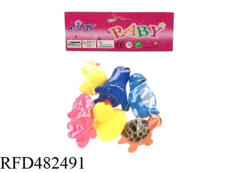 BATHROOM WATER ENAMEL DUCKS 6 RANDOM MIXED PACKS