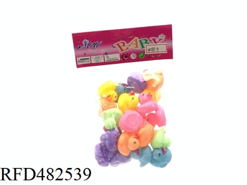 VINYL DUCK SIX-COLOR FOUR-PACK