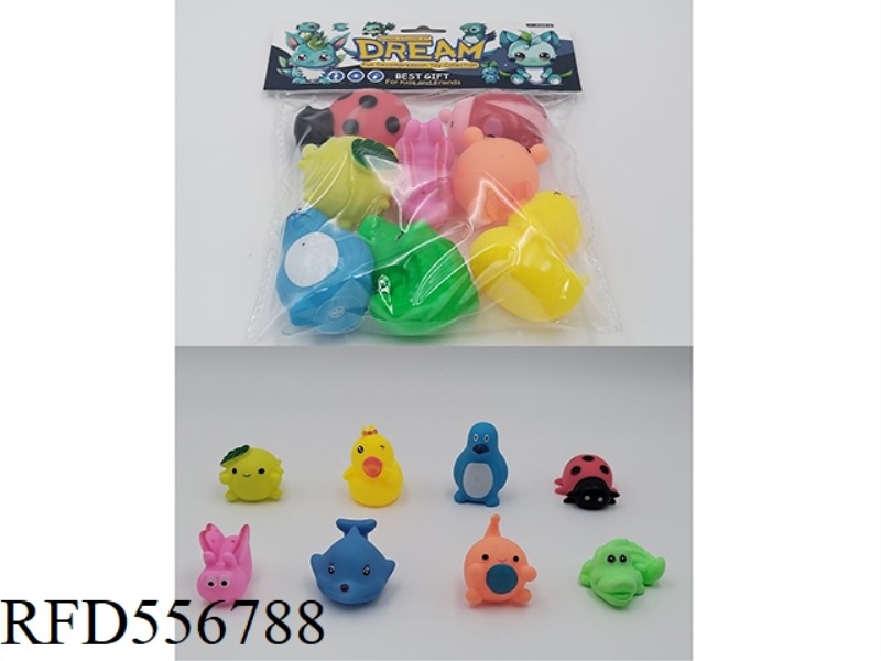 8 RUBBER Q PETS