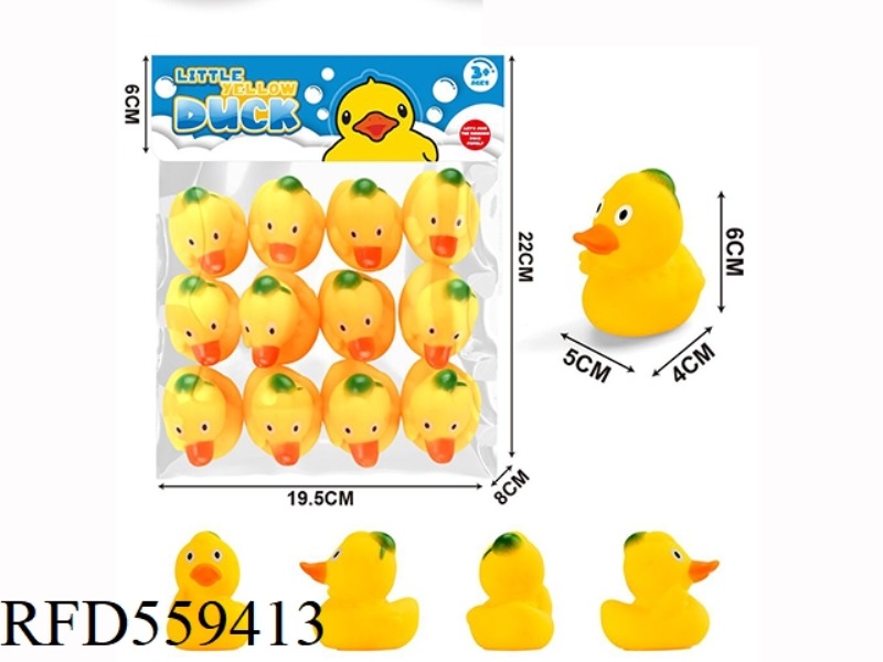 12PCS YELLOW SMALL MEDIUM WATER DUCKS
