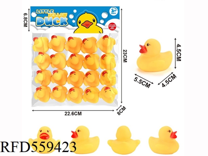 20PCS DUCKLINGS MEASURING 5.5CM.