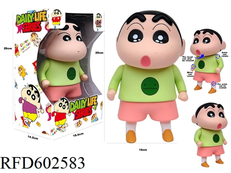 CRAYON BIG EYES CARTOON GREEN CAREFUL