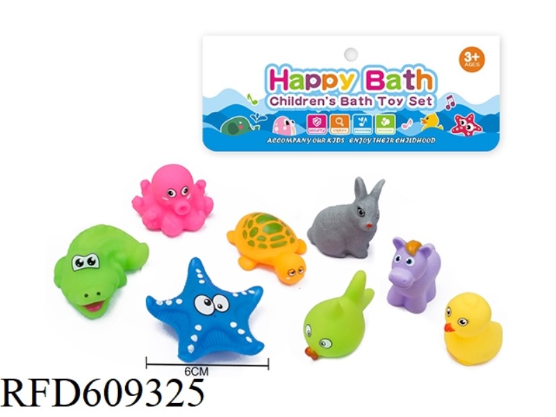 ENVIRONMENTAL WHISTLE ANIMAL EIGHT PACK