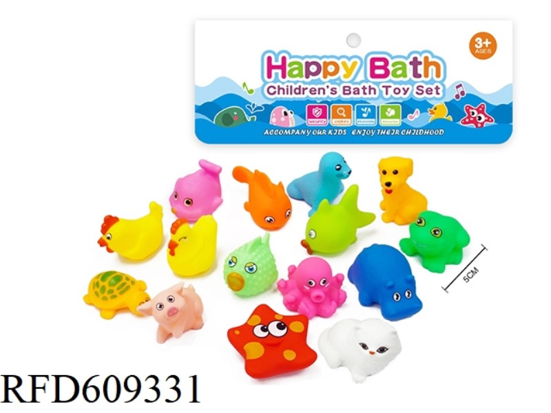 ENVIRONMENTAL WHISTLE ANIMAL 15 PACK