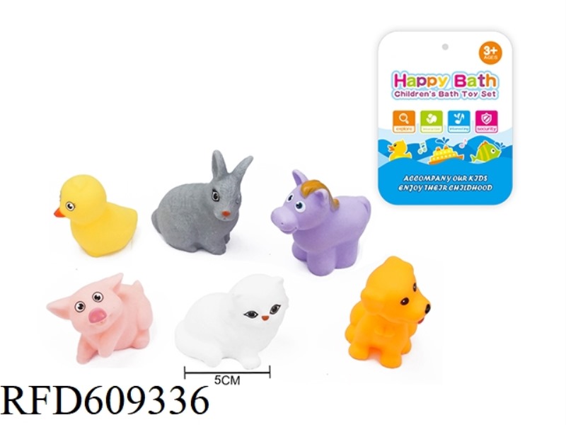ENVIRONMENTAL WHISTLE ANIMAL SIX PACK