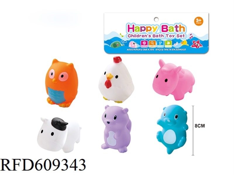 ENVIRONMENTAL WHISTLE ANIMAL SIX PACK
