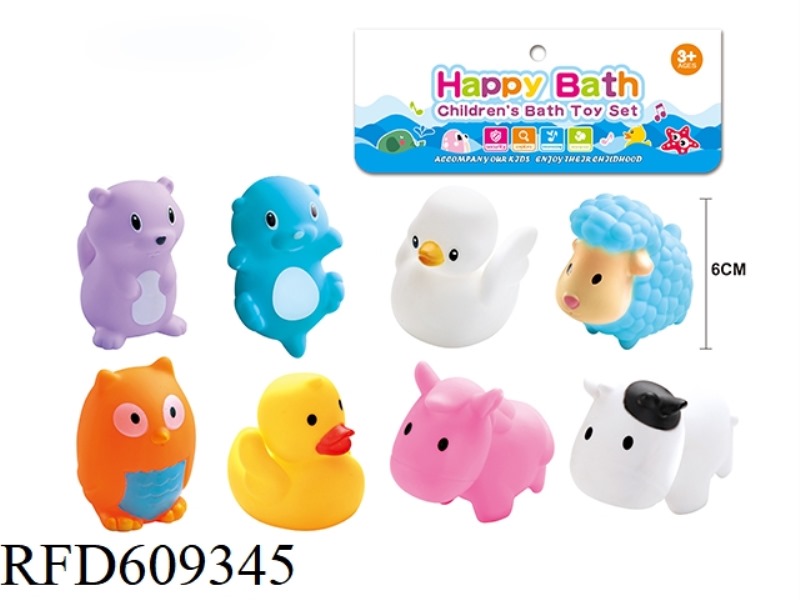 ENVIRONMENTAL WHISTLE ANIMAL EIGHT PACK